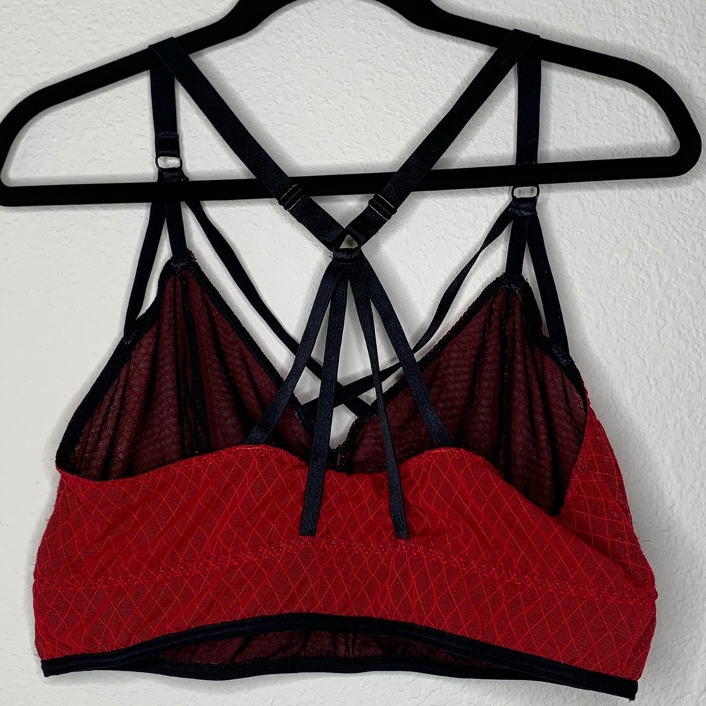 sold Torrid plus size red strappy bralette 2X - Picture 9 of 12